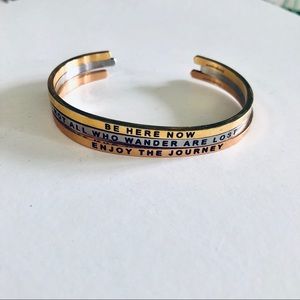 Set of 2 Mantra Bands